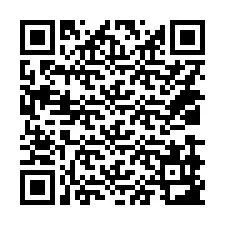 QR-kood telefoninumbri jaoks +14039983509