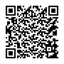 QR kód a telefonszámhoz +14039983511