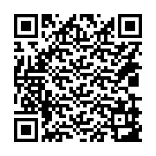 QR-koodi puhelinnumerolle +14039983521