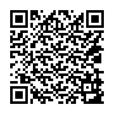 QR kód a telefonszámhoz +14039983528