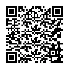 QR Code สำหรับหมายเลขโทรศัพท์ +14039983531