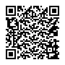 QR kód a telefonszámhoz +14039983543