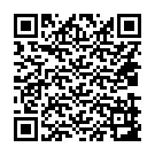 QR kód a telefonszámhoz +14039983606