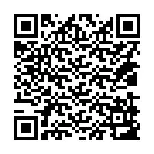 QR код за телефонен номер +14039983609