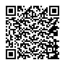 Kode QR untuk nomor Telepon +14039983623