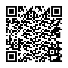 QR kód a telefonszámhoz +14039983626