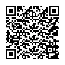 Codice QR per il numero di telefono +14039983628