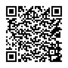 QR код за телефонен номер +14039983629