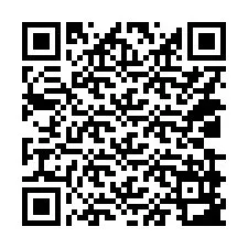 Código QR para número de telefone +14039983638