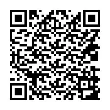 QR kód a telefonszámhoz +14039983642