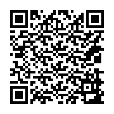 QR-код для номера телефона +14039983645