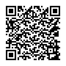 Kode QR untuk nomor Telepon +14039983668