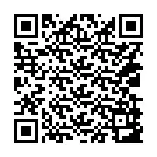 Código QR para número de telefone +14039983678