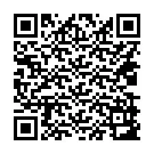 QR-koodi puhelinnumerolle +14039983692