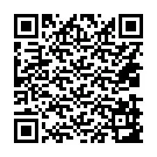 QR-code voor telefoonnummer +14039983707