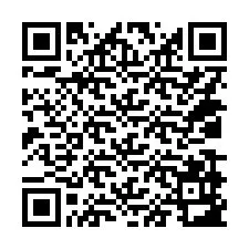 Código QR para número de telefone +14039983788