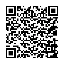 电话号码二维码 +14039983819
