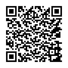 QR Code pour le numéro de téléphone +14039983888