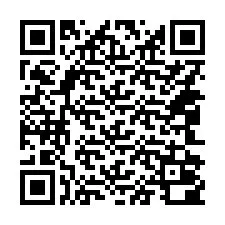 Codice QR per il numero di telefono +14042000013