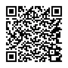 QR Code สำหรับหมายเลขโทรศัพท์ +14042000014