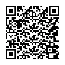 QR Code pour le numéro de téléphone +14042000018