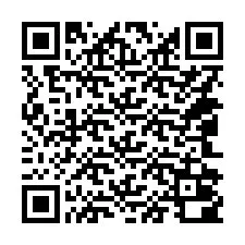 QR-код для номера телефона +14042000048