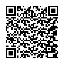 電話番号のQRコード +14042000078