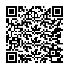 QR-код для номера телефона +14042000088