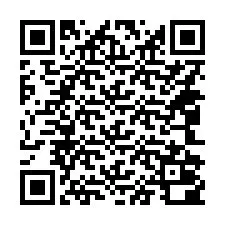 QR kód a telefonszámhoz +14042000102