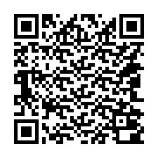 QR Code สำหรับหมายเลขโทรศัพท์ +14042000118