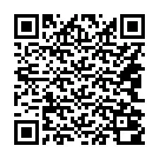 Kode QR untuk nomor Telepon +14042000123