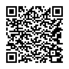 QR Code สำหรับหมายเลขโทรศัพท์ +14042000135