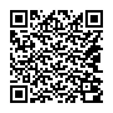 QR kód a telefonszámhoz +14042000139