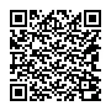 QR-код для номера телефона +14042000210