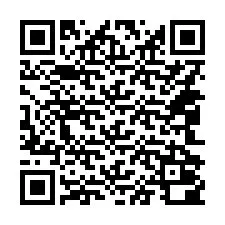 QR-код для номера телефона +14042000213