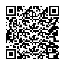 Código QR para número de telefone +14042000309