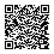 QR-код для номера телефона +14042000351