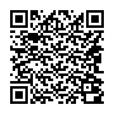 QR-код для номера телефона +14042000356