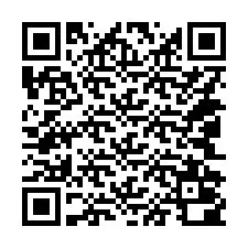 Codice QR per il numero di telefono +14042000538