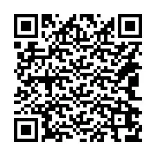 QR код за телефонен номер +14042676221