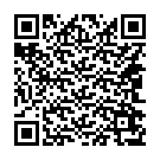 Kode QR untuk nomor Telepon +14042677656