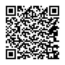 QR-koodi puhelinnumerolle +14043341007