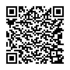 QR Code pour le numéro de téléphone +14043343390