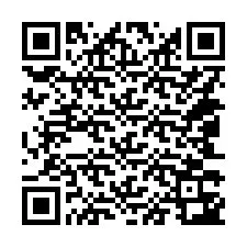 QR Code pour le numéro de téléphone +14043343398