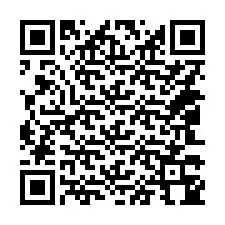 Código QR para número de teléfono +14043344159