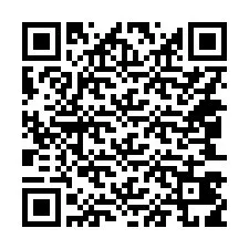 Kode QR untuk nomor Telepon +14043419086