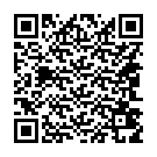 QR-code voor telefoonnummer +14043419756