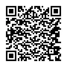 QR-Code für Telefonnummer +14043828973