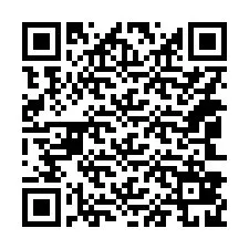 QR-code voor telefoonnummer +14043829645