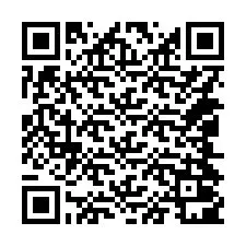 Kode QR untuk nomor Telepon +14044001299